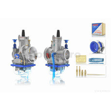 Карбюратор PWK32 ручной подсос +патрубок жиклеры игла "KEIHIN" (реплика)