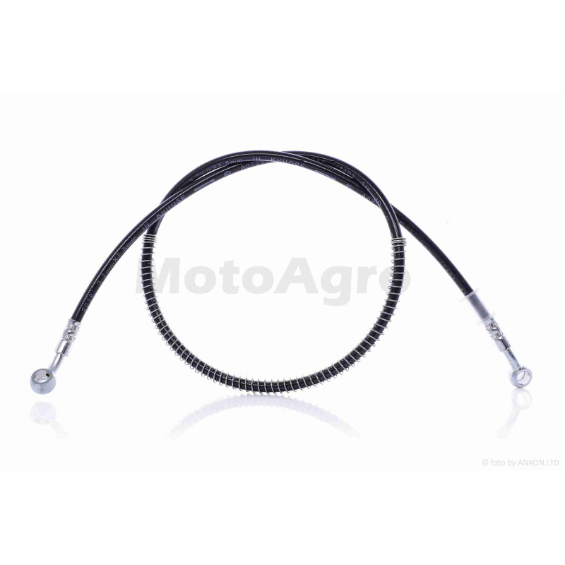 Шланг гальмівний гідравлічний  армований, L850  "LIPAI" (чорний)