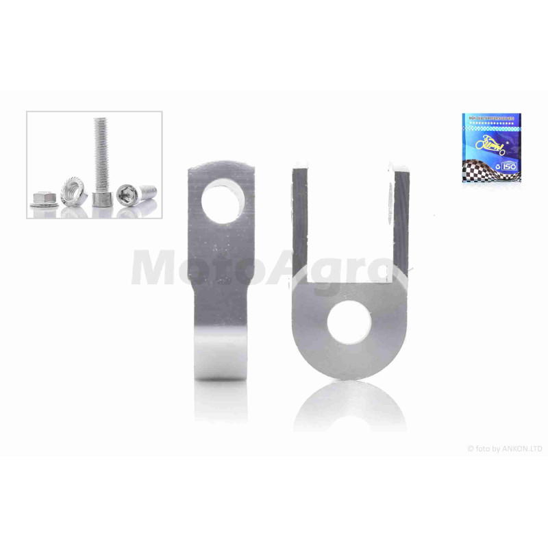 Подовжувачі амортизаторів  25mm  пара  d10  +болти  хром  "LIPAI"