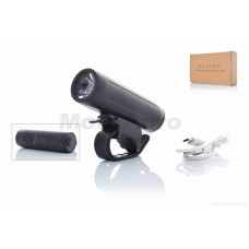 Фара велосипеда USB алюміній 2 режими +flash DEN-055 AT-4336