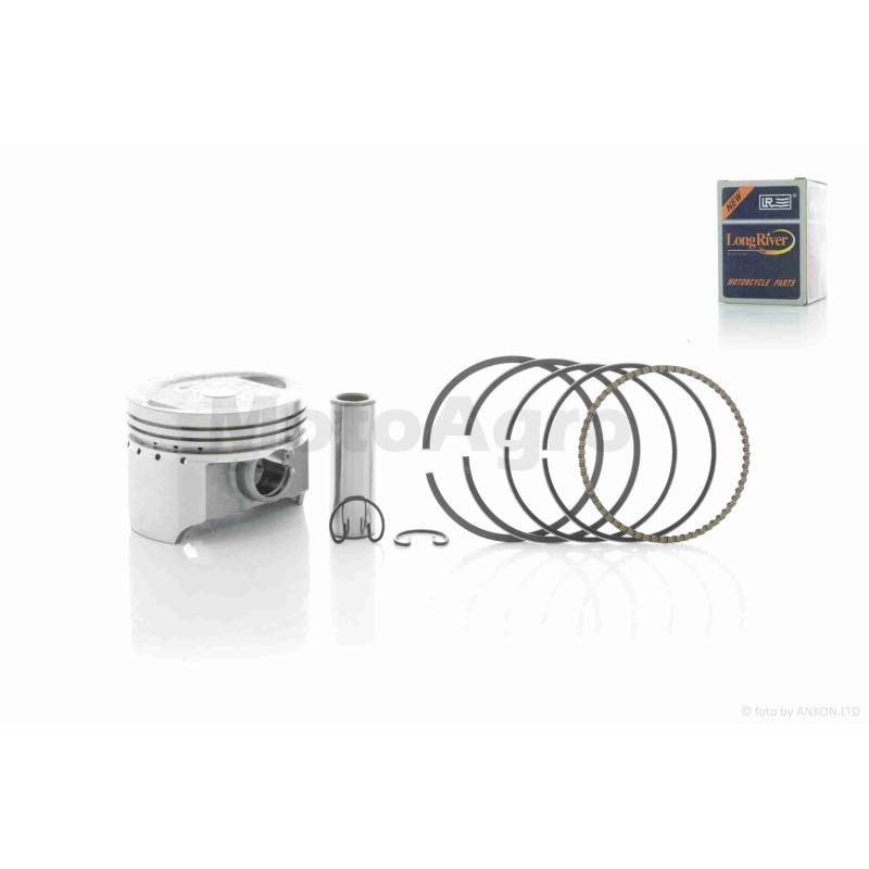 Поршень к-кт  VECSTAR AN125  0.50  52.50, p-14  "LR"