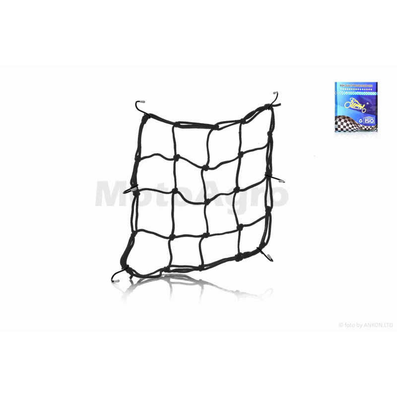 Сітка багажника (павук) 37*37см, чорна  "LIPAI"