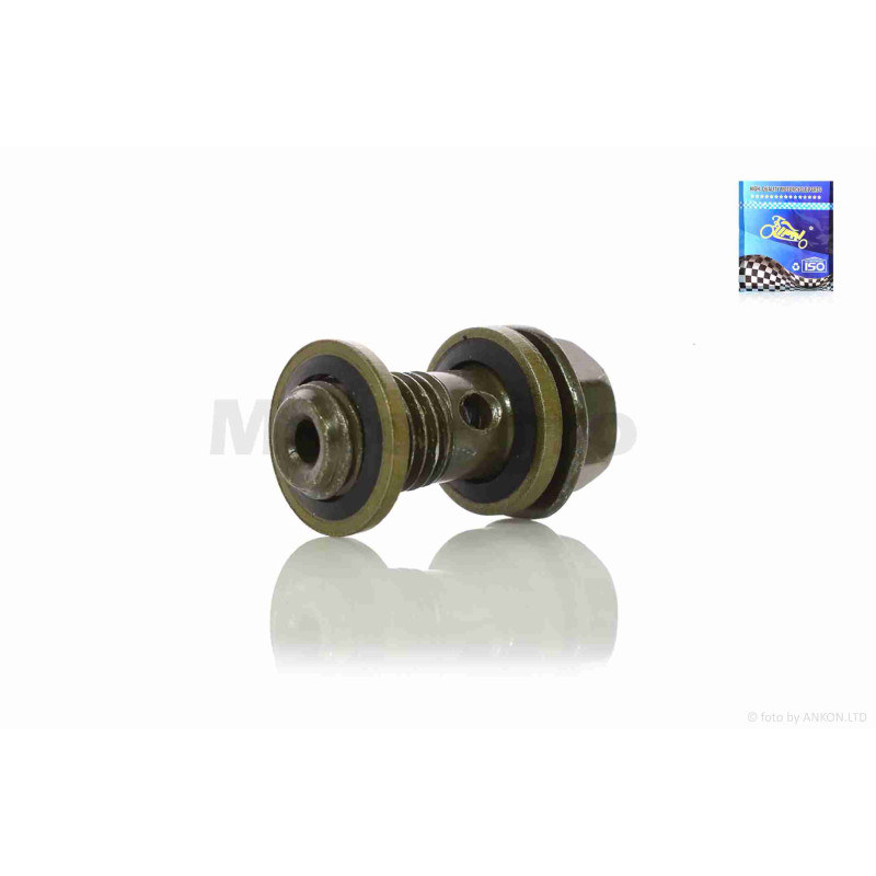 Болт банджо гідравлічної гальмівної системи  M10, L20  +прокладки  "LIPAI"