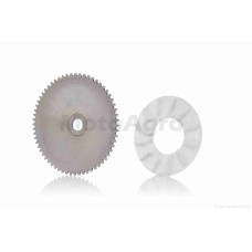 Щока варіатора зовнішня на китайський скутер 50 +крильчатка