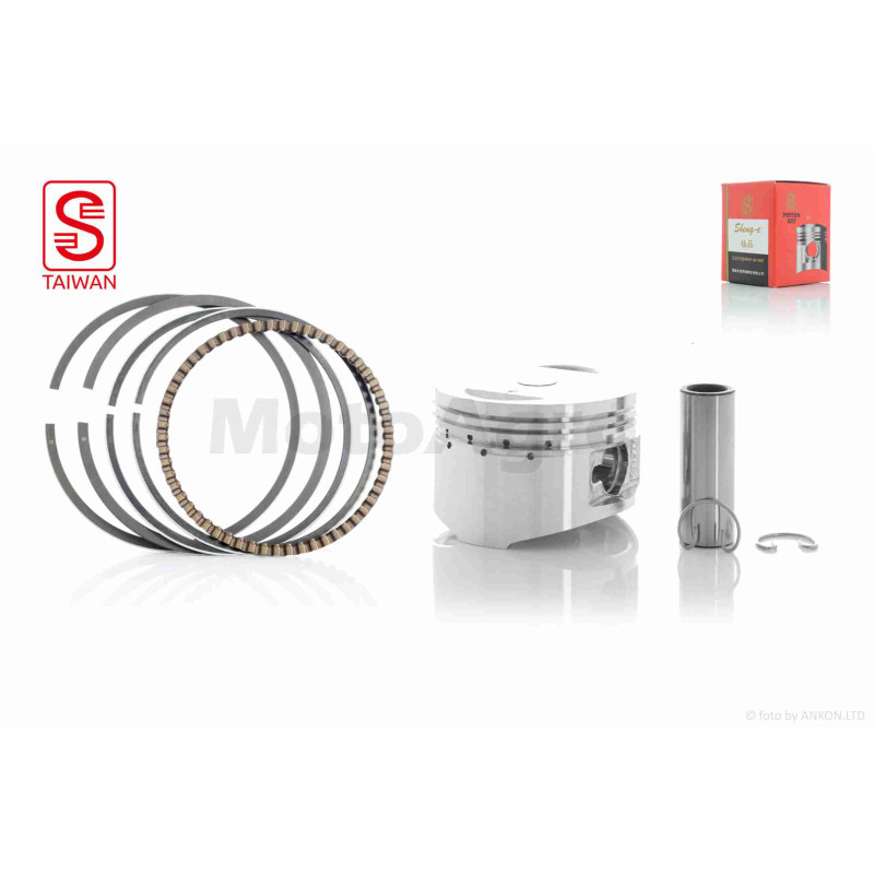 Поршень к-кт  AN150, VECSTAR 150  0.25  57,25, p-15  "SEE"  (Sheng-E)  ТАЙВАНЬ