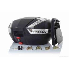 Кофр 898/1 59*45.5*32.5 85L поліпропіленовий переносний діодний габарит+стоп-сигнал "LIPAI"