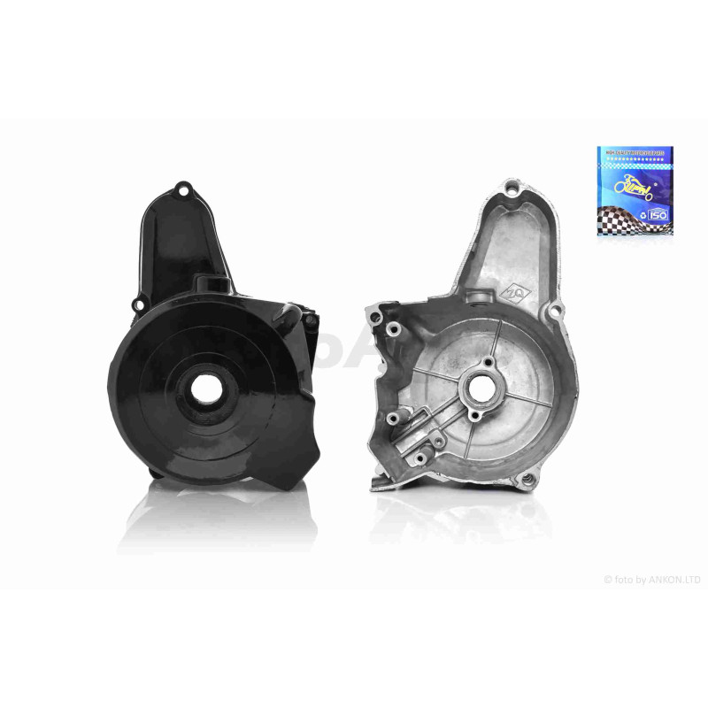 Кришка генератора  Delta  ліва, під шість котушок та плоску кришку зірки  "LIPAI"  (чорна)