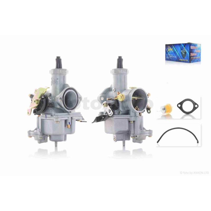 Карбюратор  PZ30  підкачування ручне зліва (тріскачка), прискорювальний насос праворуч  #PRO  "LIPAI"