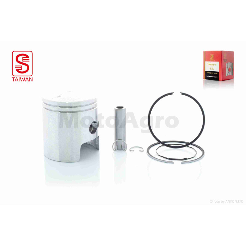 Поршень к-кт  AD100  STD  52.50  p-12  "SEE"  (Sheng-E, чавунні кільця) ТАЙВАНЬ