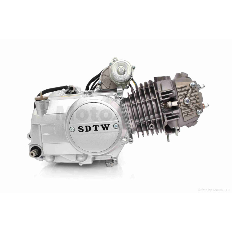 Двигун  1P56FMI  125cc, напівавтоматичний, алюмінієвий циліндр  "SDTW"  (Delta, Alpha, Pitbike)