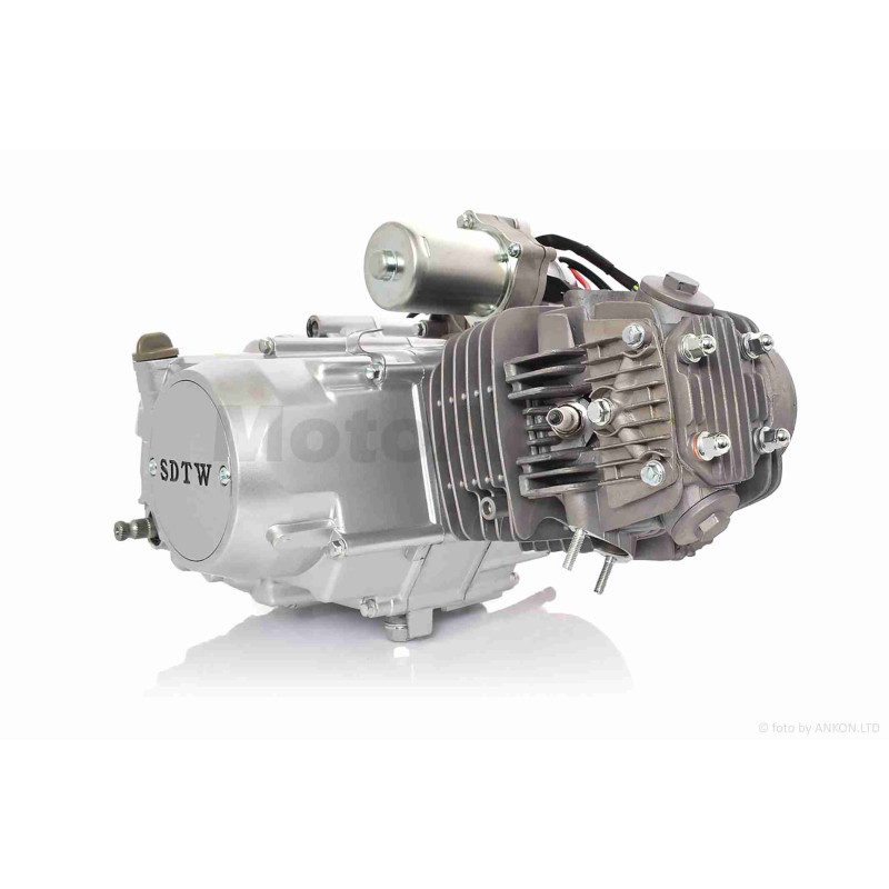 Двигун  1P56FMI  125cc, напівавтоматичний, алюмінієвий циліндр  "SDTW"  (Delta, Alpha, Pitbike)
