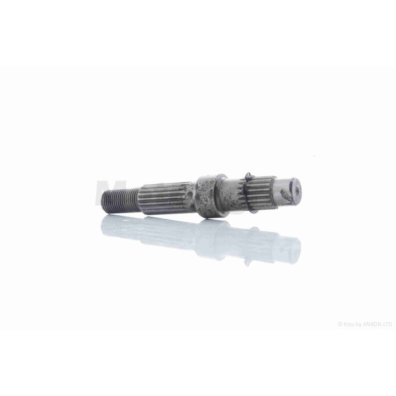 Вал редуктора вторинний  GY6 50  (під один амортизатор)  19T, L126