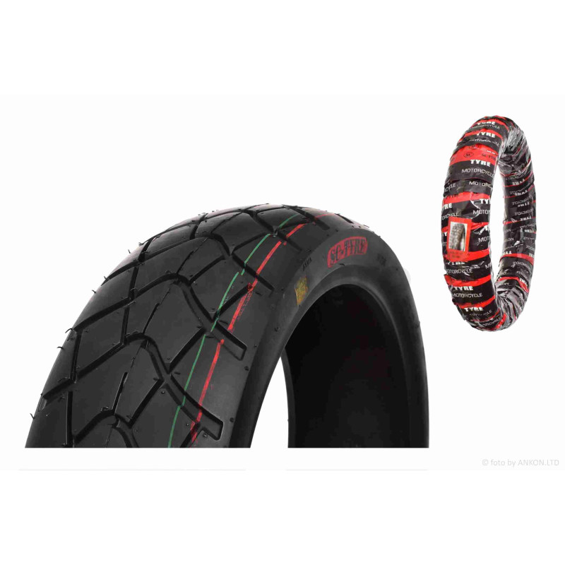 Покришка мото  13"  130/60-13  #222  TL  дорожня  "SC"