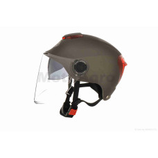 Шолом відкритий "DAVID" ( 308 з регулятором розміру L-XXL окуляри mute dark grey) AT-26879