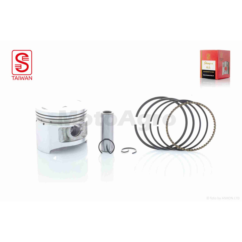Поршень к-кт  CYGNUS XC125, BELUGA 125  +0.50  49.50 p-13  "SEE"  (Sheng-E)  ТАЙВАНЬ