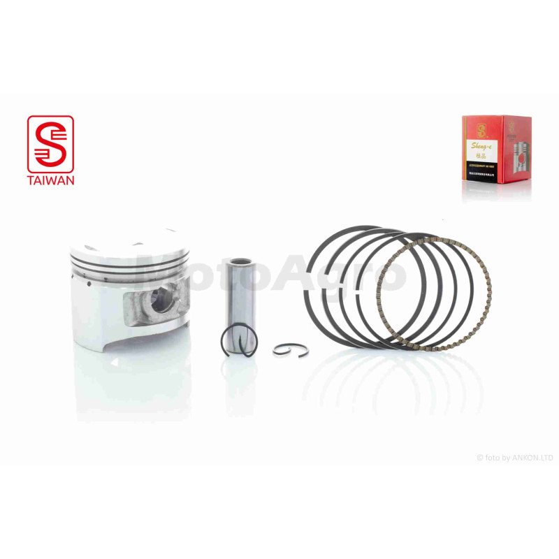 Поршень к-кт  CYGNUS XC125, BELUGA 125 STD  49.00  p-13  "SEE"  (Sheng-E) ТАЙВАНЬ