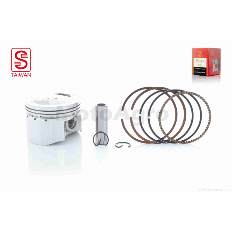 Поршень к-кт  CYGNUS 5NW125  +0.25  51.75  p-13  "SEE"  (Sheng-E, кільця TP) ТАЙВАНЬ