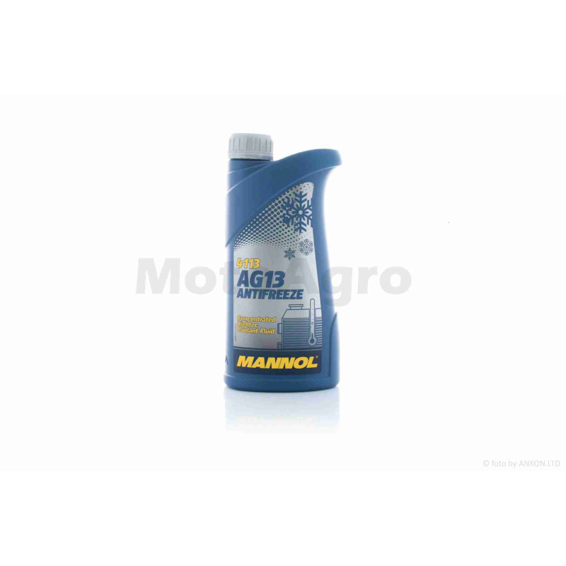 Охолоджуюча рідина, концентрат  1л  ANTIFREEZE  AG13  "MANNOL"  НІМЕЧЧИНА  #4113
