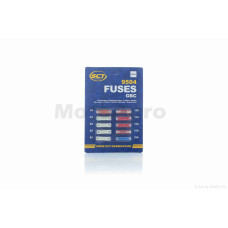 Набір запобіжників пальчикових 5/8/16/20/25A 10шт "SCT" НІМЕЧЧИНА (FUSES GBC) 9504