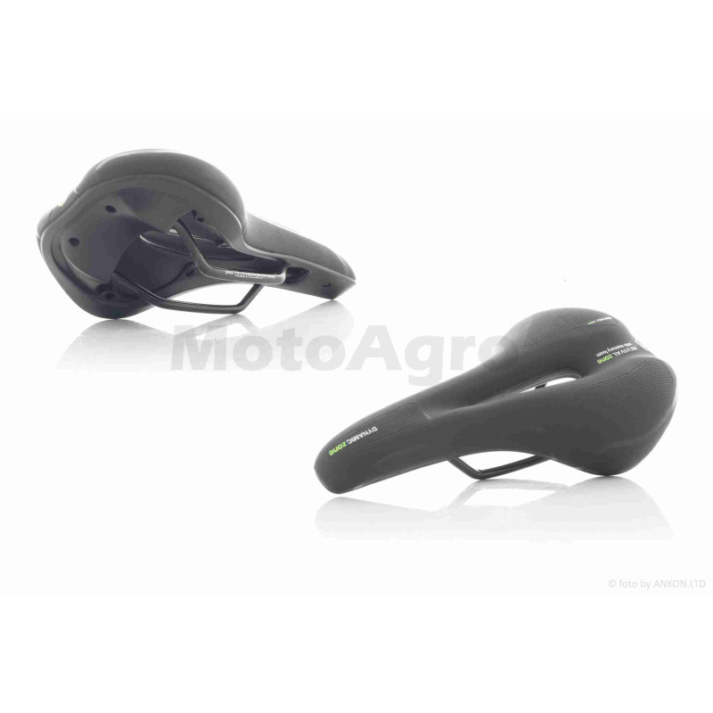 Сідло вело  спортивне з вентиляцією, чорне  #SD-8071