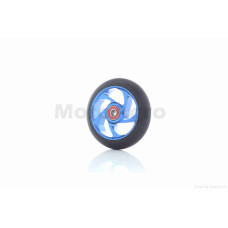 Колесо на самокат з підшипником 608-2RS металеве чорне D110mm LZ-003