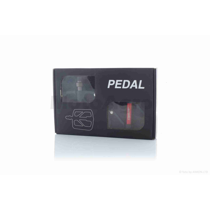 Педалі вело  алюмінієва основа, промпідшипник (чорні)  "MYSPACE"  #JTB-011