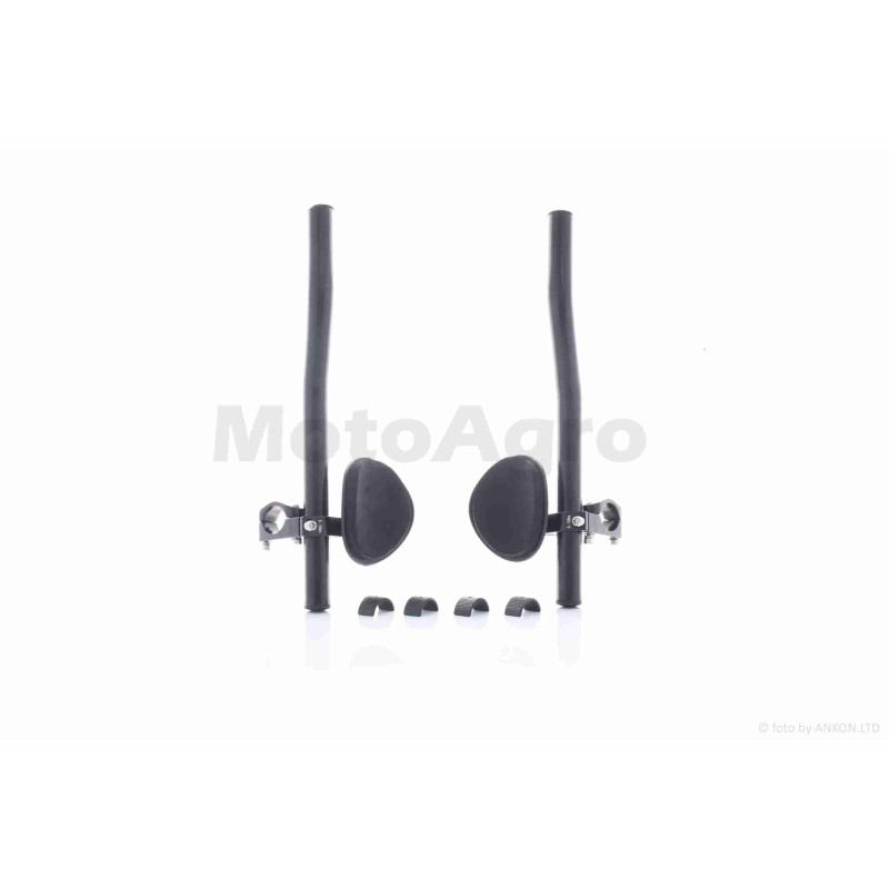 Упори на кермо (роги) вело за допомогою ліктів, чорні  #ZB-011