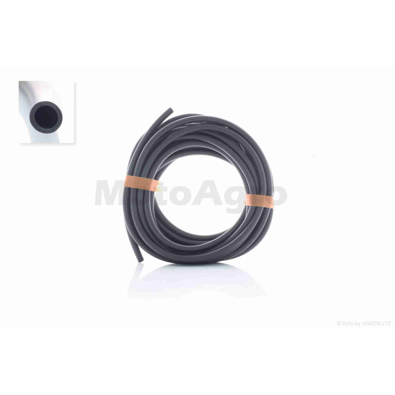 Паливний шланг  8mm, 10 метрів, силіконовий  (чорний)