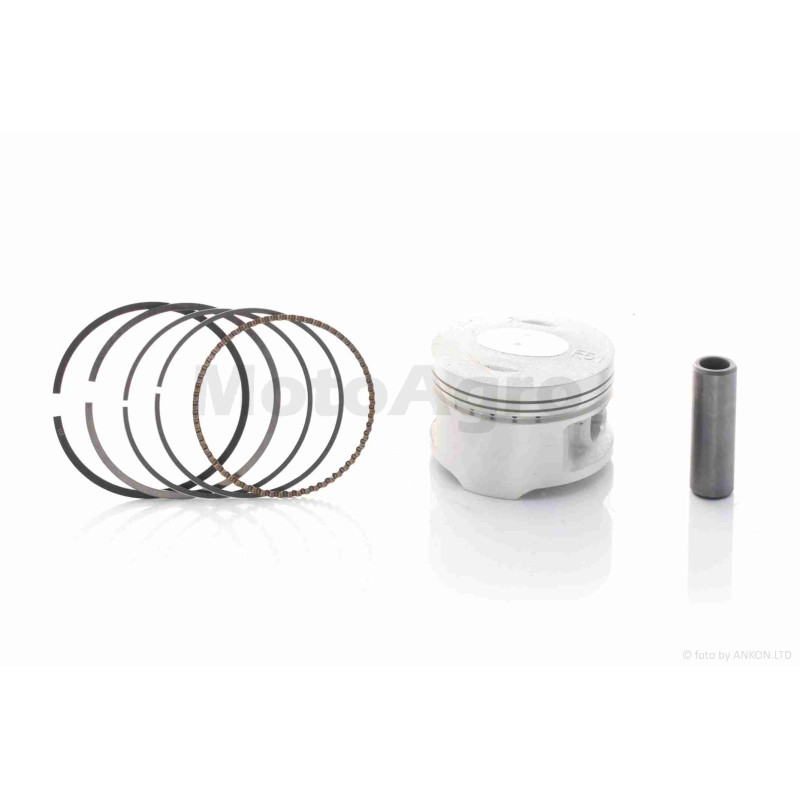 Поршень к-кт  JYM150  STD  58.50  p-14  "JIANSHE"  (без стопорних кілець)