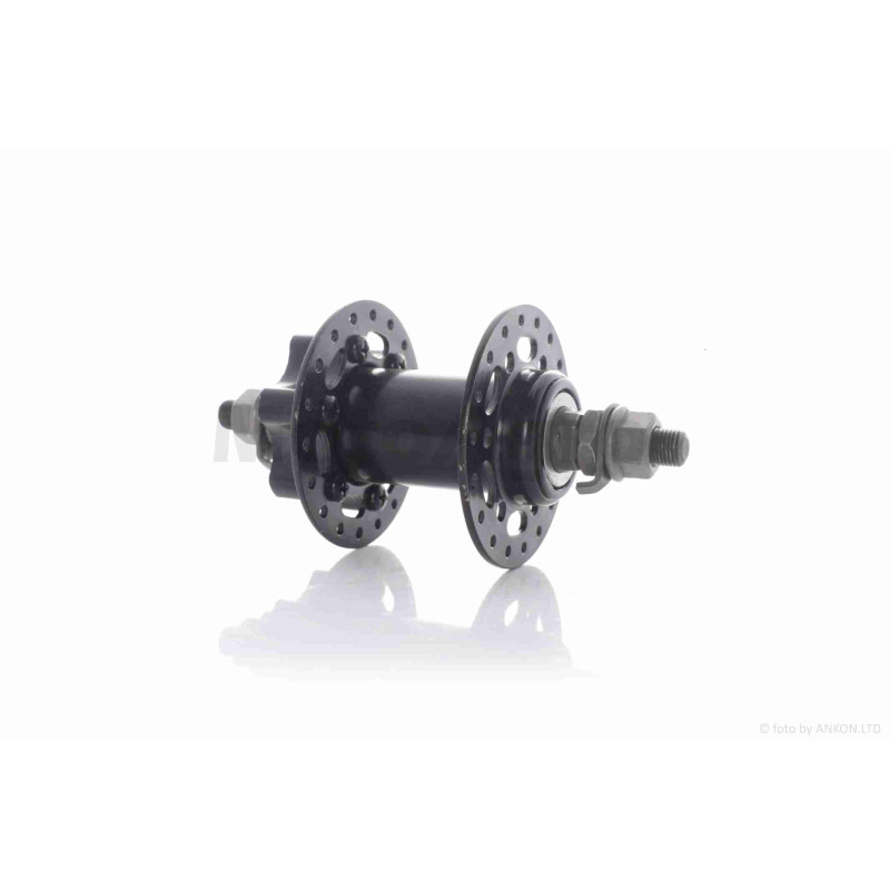 Втулка переднього колеса посилена (залізна, під 36 спиць, дискове гальмо шість болтів)