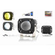 Фара додаткова  діодна  прямокутна, 80-65mm, 12-80V, IP67, біле/жовте світло  #LPS-808