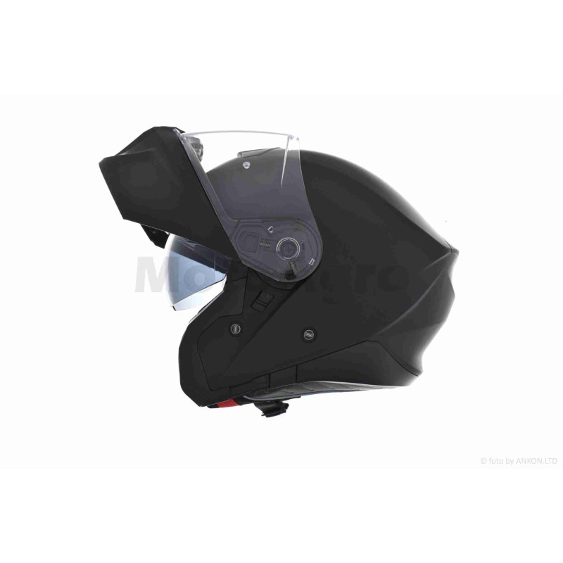 Шолом трансформер  "DAVID"  (#D809, чорний матовий, XL, окуляри, ABS)