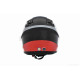 Шолом інтеграл  "DAVID"  (#D820D, чорно-сіро-червоний, XL, ABS)
