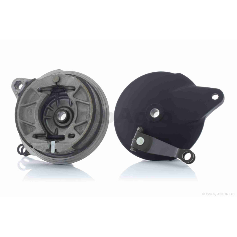 Кришка барабана гальмівного (зад)  JS150-3  +колодки, D130, d15  "JIANSHE"