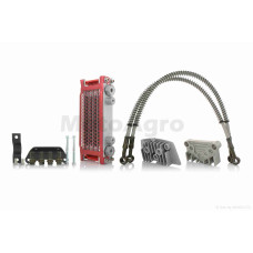 Радіатор охолодження олії на мопед альфа на мопед дельта на квадроцикл A T V TTR 110 (червоний)