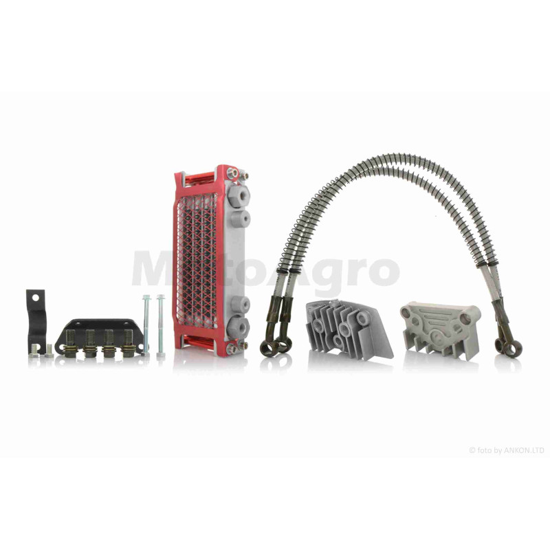 Радіатор охолодження олії  Alpha, Delta, ATV, TTR 110  (червоний)