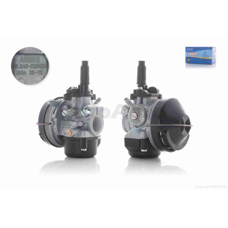 Карбюратор  Dellorto SHA  15.5mm  +фільтр  (PEUGEOT 103, MBK 51)  "DHZ"