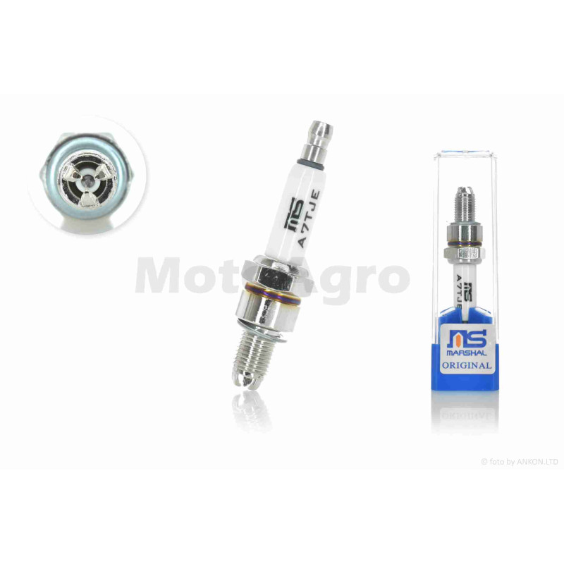 Свічка запалювання  4T  M10x1.00  L12.7  A7TJE  триконтактна  "MS"