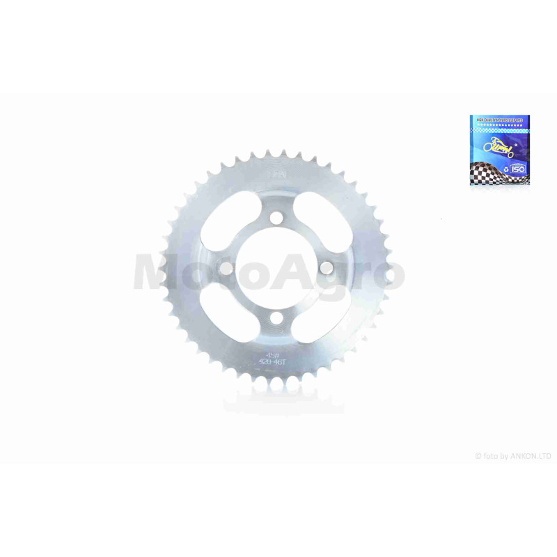 Зірка трансмісії задня  4-80/56, d64, опукла  428-46T  FXD125  "LIPAI"  (S)