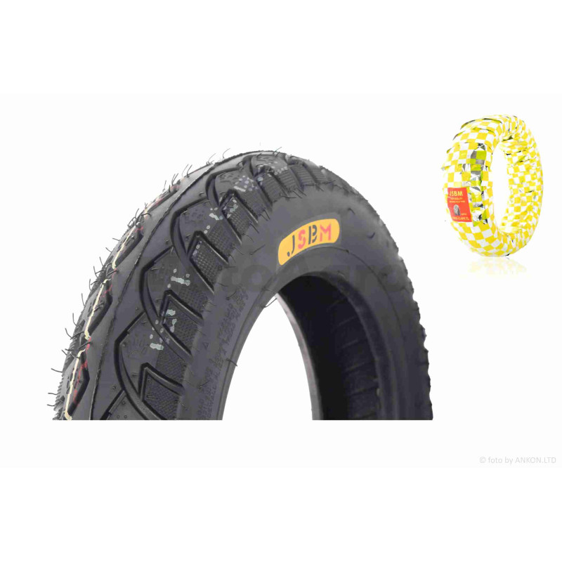 Покришка мото  10"  3.00-10  TL, 6PR, 40%, 42J  "JSBM"  #GMT-146