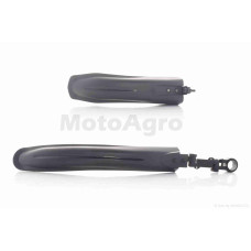 Крила бризковики на велосипед пластмас чорні 1