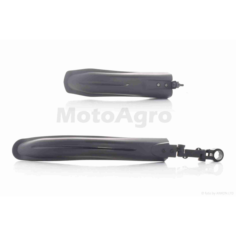 Крила бризковики вело  пластмас, чорні  #1