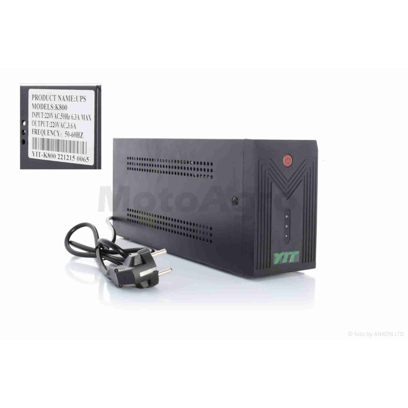 Джерело безперебійного живлення (ДБЖ)  12V/800VA   [БЕЗ АКБ]