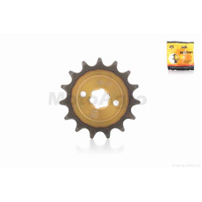Зірка трансмісії передня на мотоцикл CB-CG 520-15T Enduro "KDMOTO"