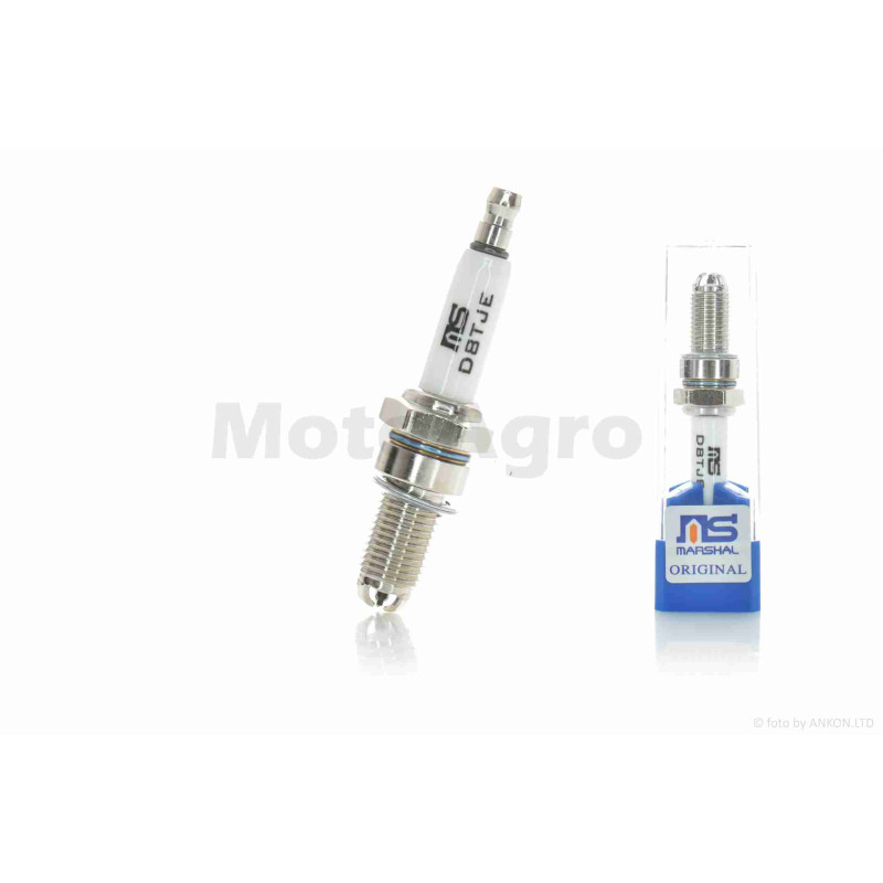 Свічка запалювання  4T  M12x1.25  L19  D8TJE  триконтактна  "MS"