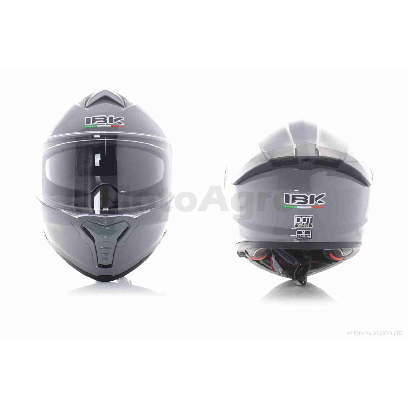 Шолом трансформер  "IBK"  (#900 сірий, XL, окуляри)