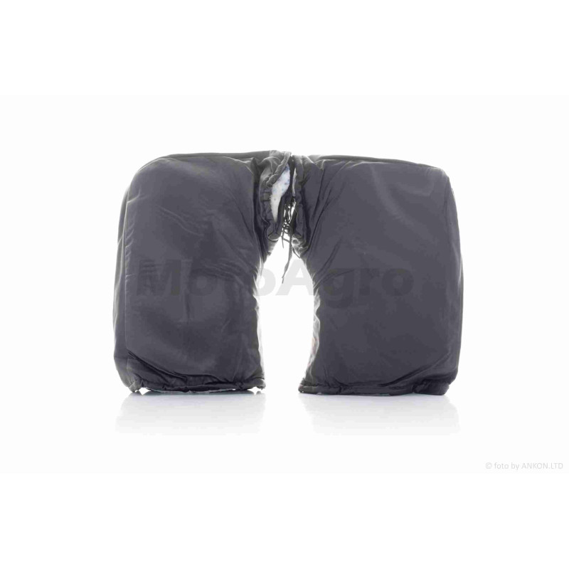 Рукавиці (рукавиці) на кермо зимові  коричнева вставка