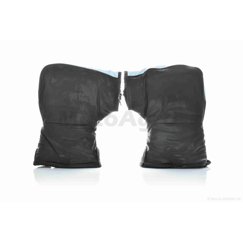 Рукавиці (рум'ятки) на кермо зимові  світловідбивна вставка