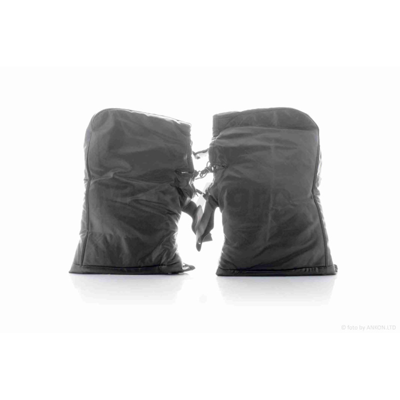 Рукавиці (рум'ятки) на кермо зимові  світловідбивна вставка