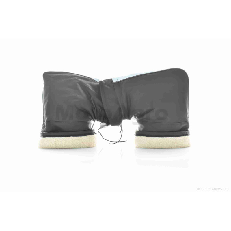 Рукавиці (рум'ятки) на кермо зимові  світловідбивна вставка